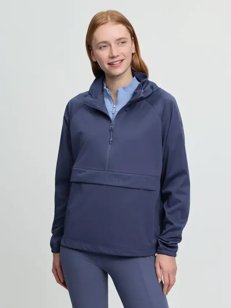 LeMieux Perri Half Zip Waterproof Jacket Shadow 