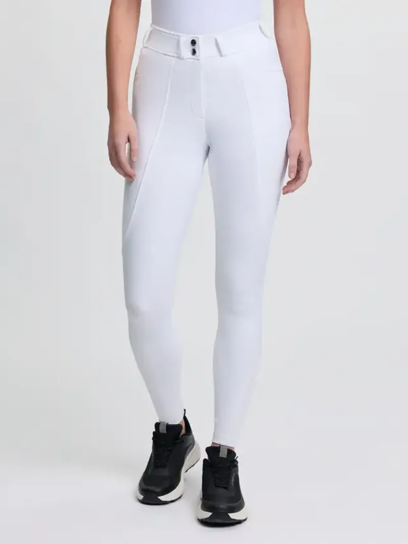 LeMieux Brilliance Knee Grip Breeches White