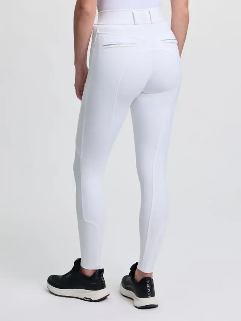 LeMieux Brilliance Knee Grip Breeches White-1