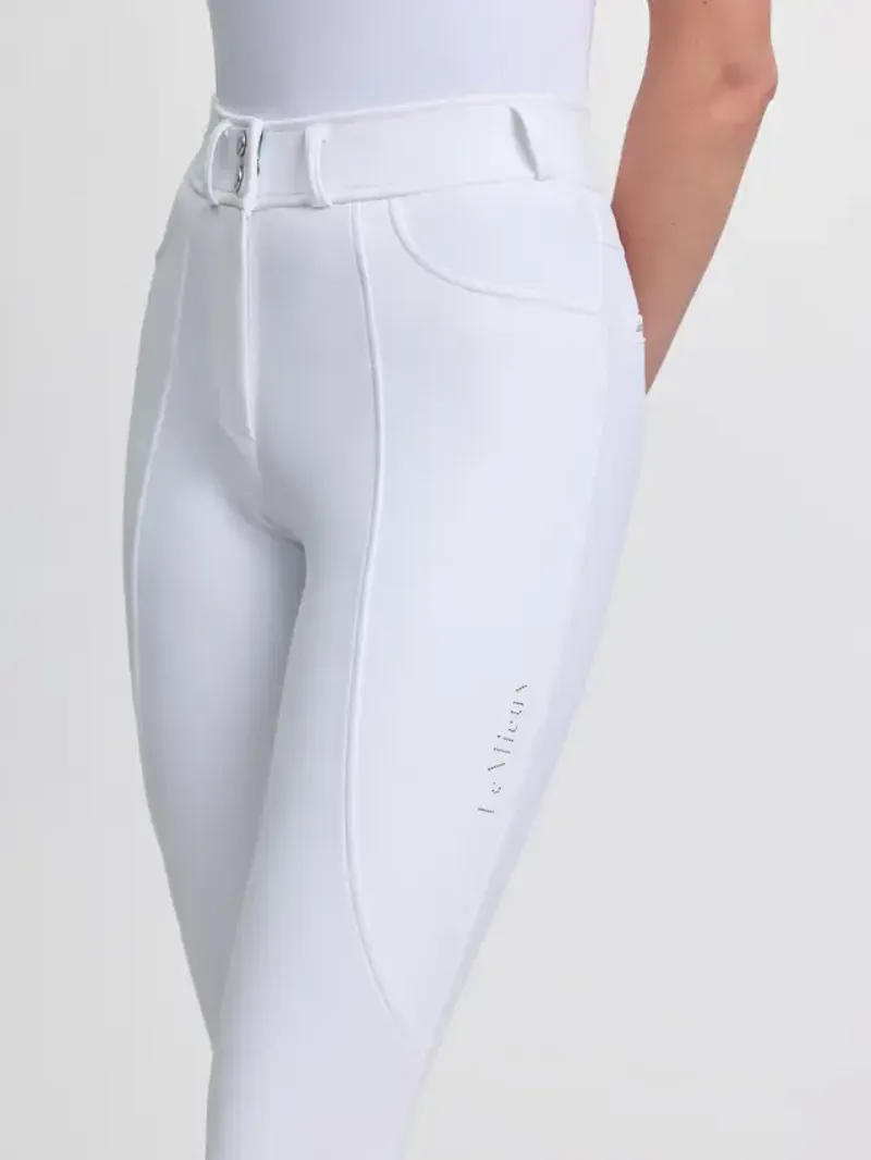 LeMieux Brilliance Knee Grip Breeches White-2
