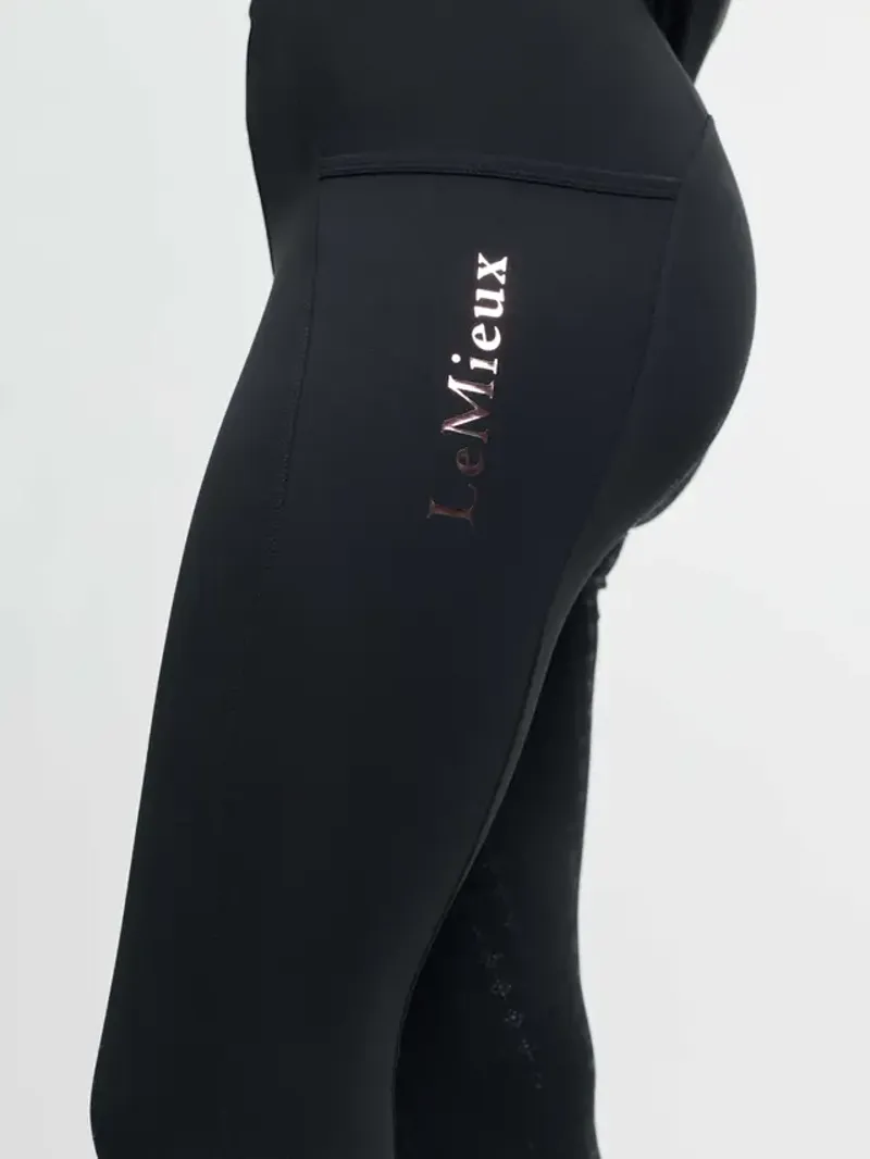 LeMieux Young Rider Sparkle Orla Pull On Black-2