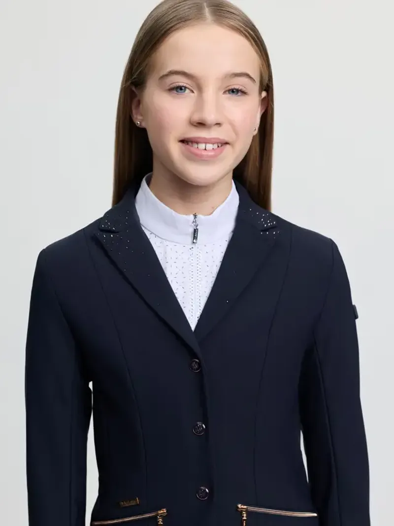 LeMieux Brilliance Junior Pro Show Jacket Navy-2