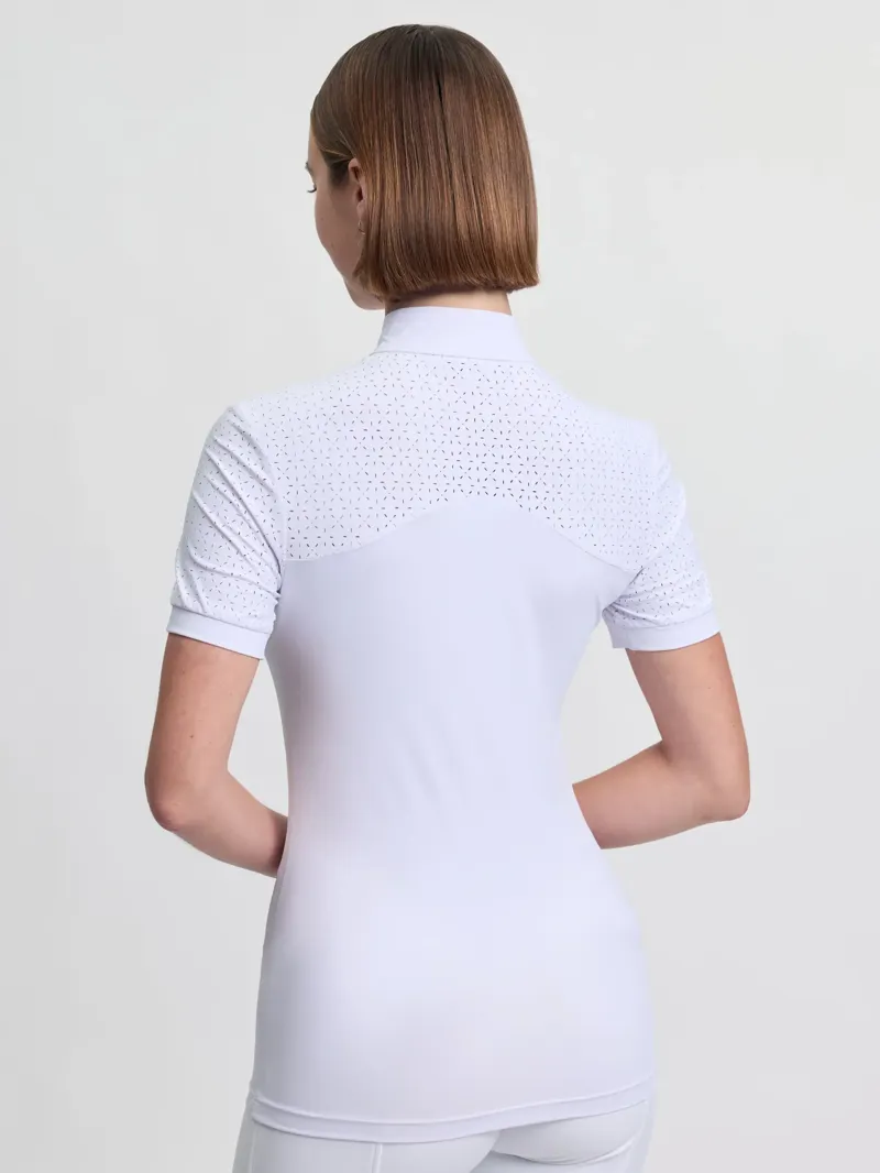 LeMieux Brilliance Verity SS Show Shirt White-1