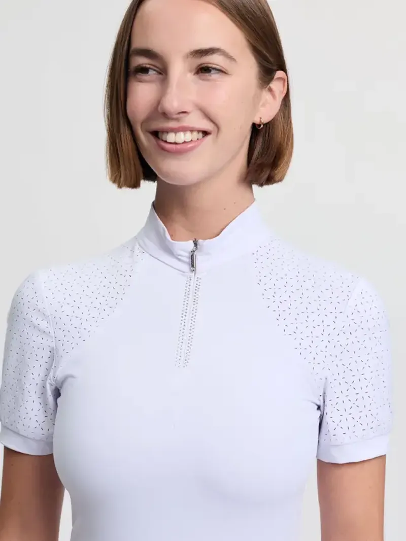LeMieux Brilliance Verity SS Show Shirt White-2