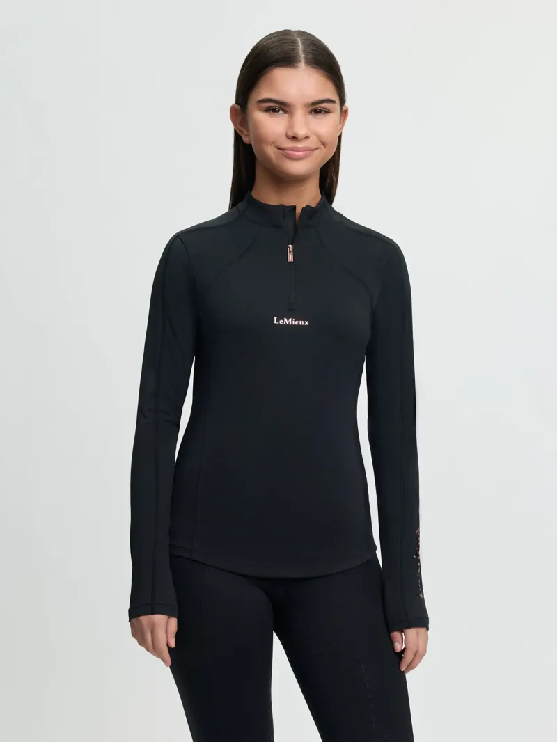 LeMieux Young Rider Sparkle Base Layer Black