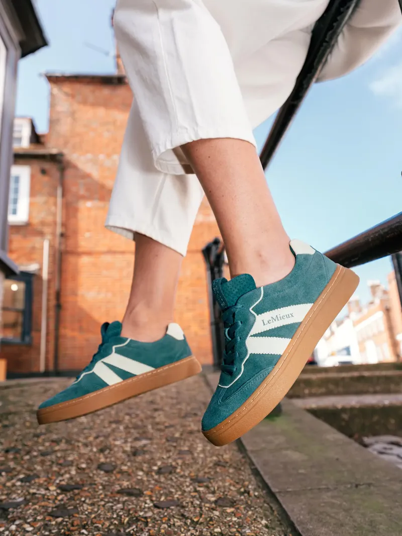 LeMieux Stockbridge Suede Lifestyle Trainer Jungle-1