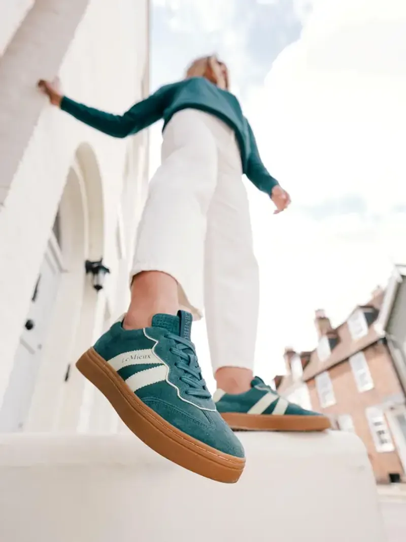 LeMieux Stockbridge Suede Lifestyle Trainer Jungle-2