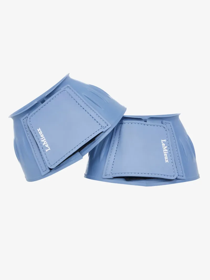 LeMieux Rubber Bell Boots Powder Blue