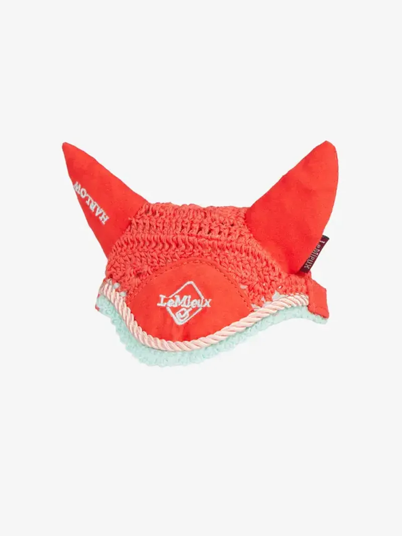 LeMieux Harlow Toy Pony Fly Hood Coral Crush-1