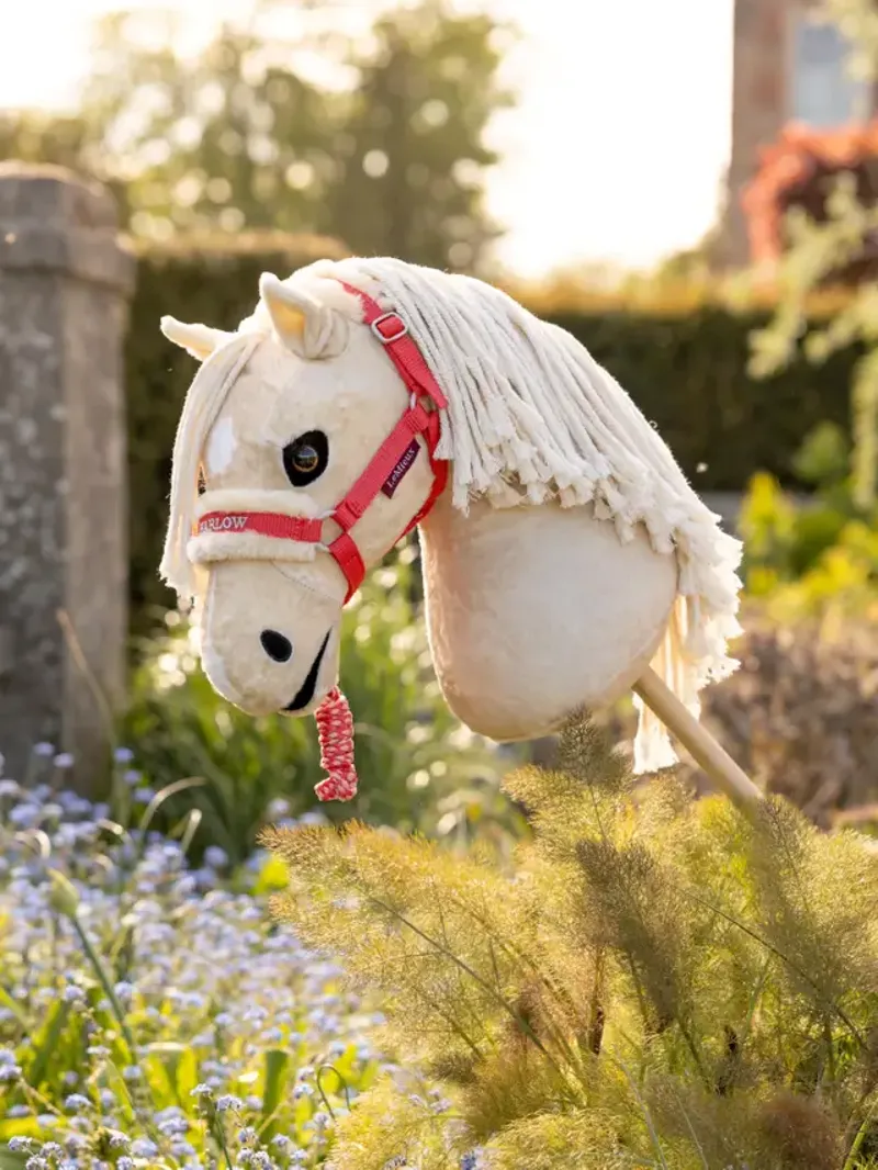 LeMieux Harlow Hobby Horse Headcollar and Leadrope Coral Crush