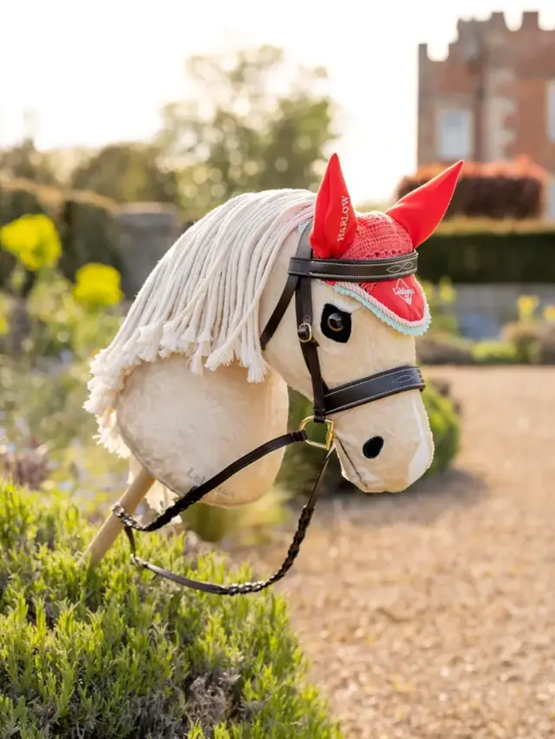 LeMieux Harlow Hobby Horse Fly Hood Coral Crush