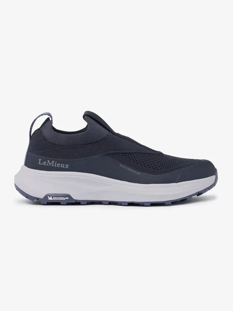 LeMieux Kanta Slip On Waterproof Trainer Navy