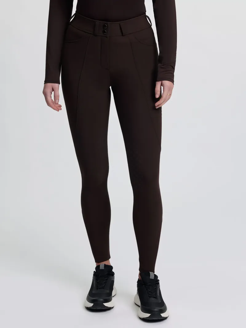 LeMieux Brilliance Knee Grip Breeches Espresso