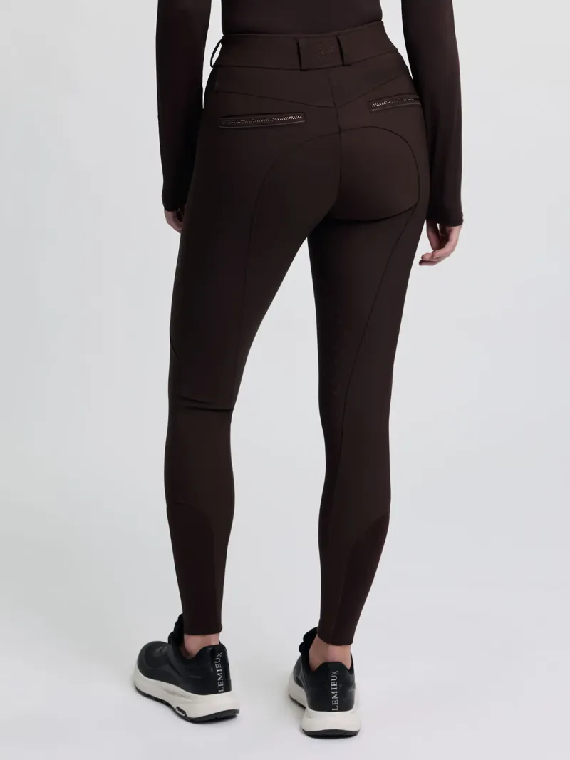 LeMieux Brilliance Knee Grip Breeches Espresso-1