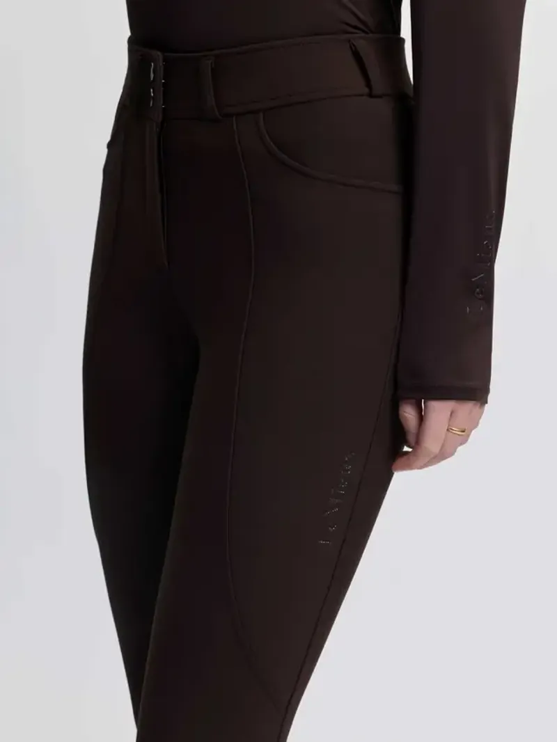 LeMieux Brilliance Knee Grip Breeches Espresso-2