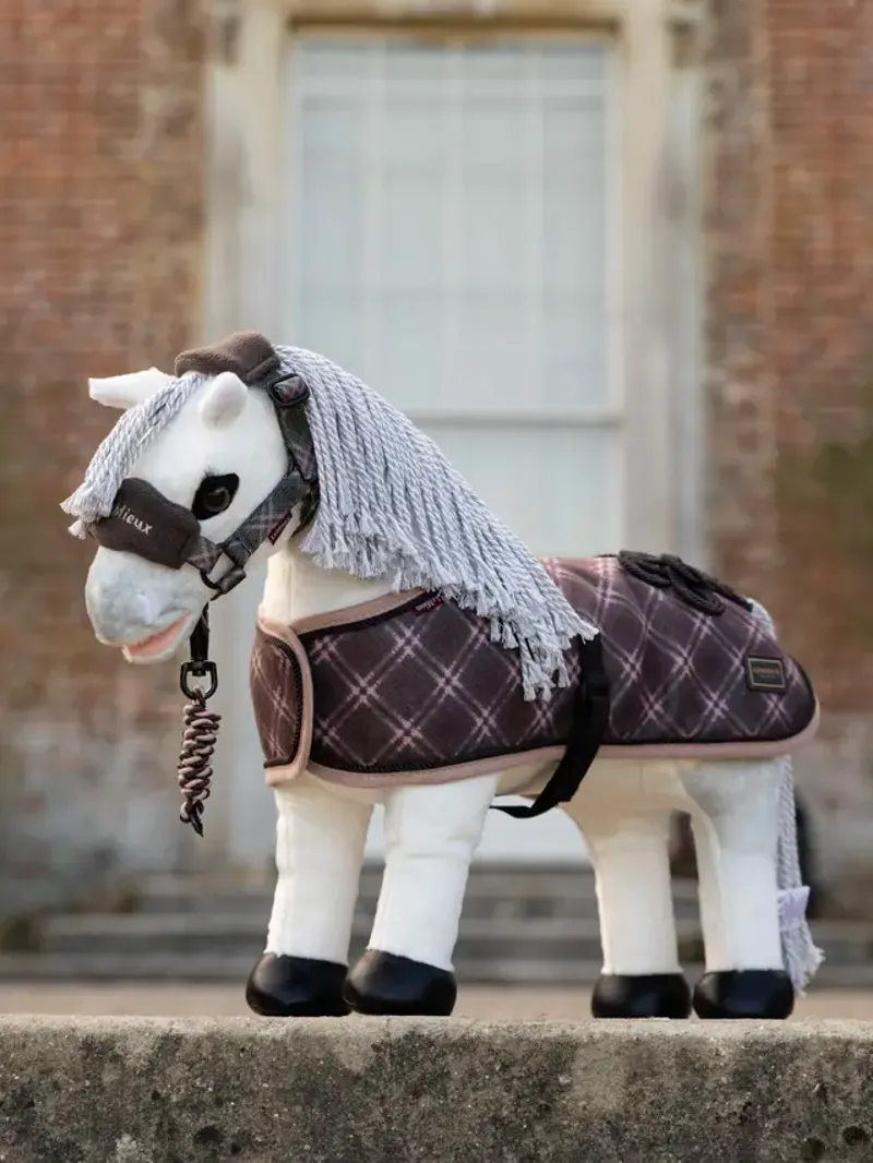 Toy Pony Heritage Vogue Headcollar and Leadrope Cocoa-1