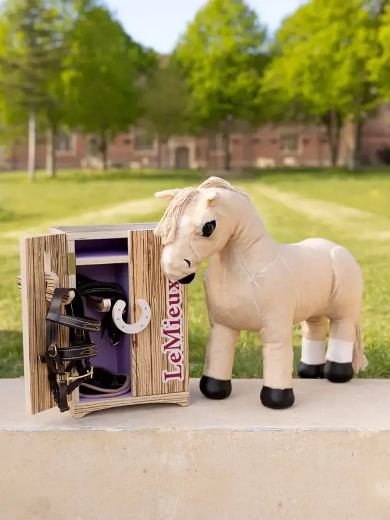 Toy Pony Tack Locker Wooden-2