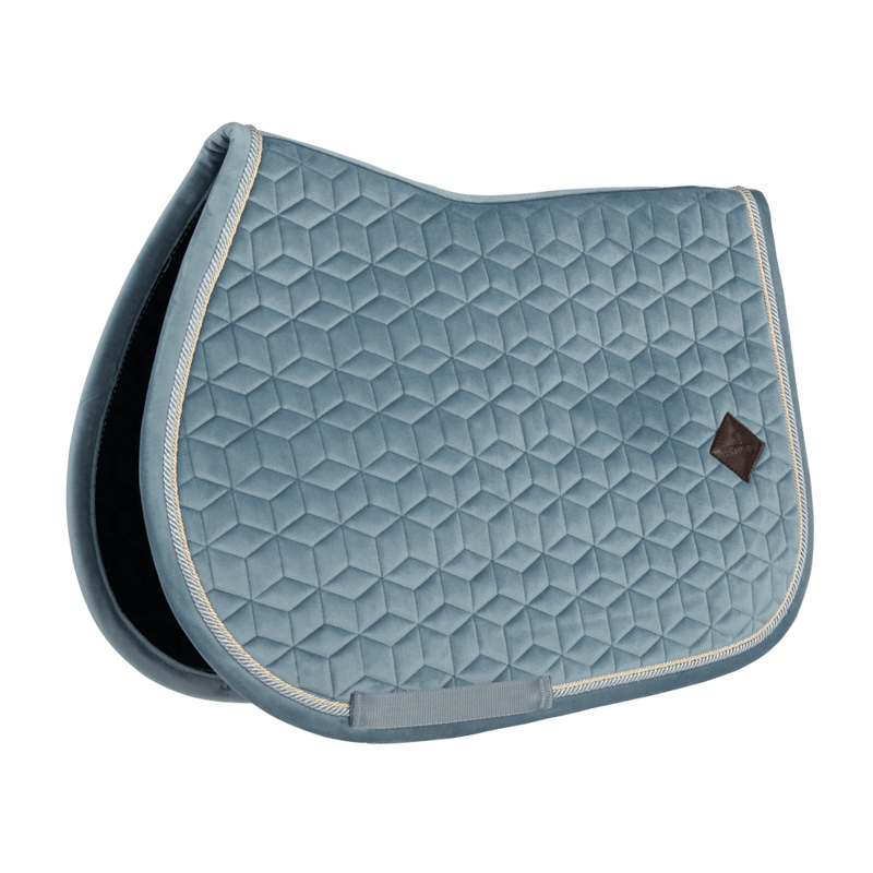 Kentucky Saddle Pad Velvet Pony Light Blue-1