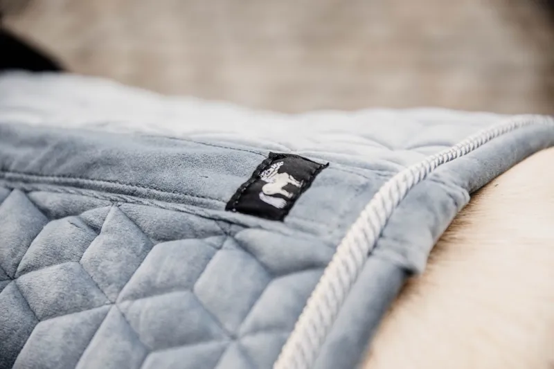Kentucky Saddle Pad Velvet Pony Light Blue-2