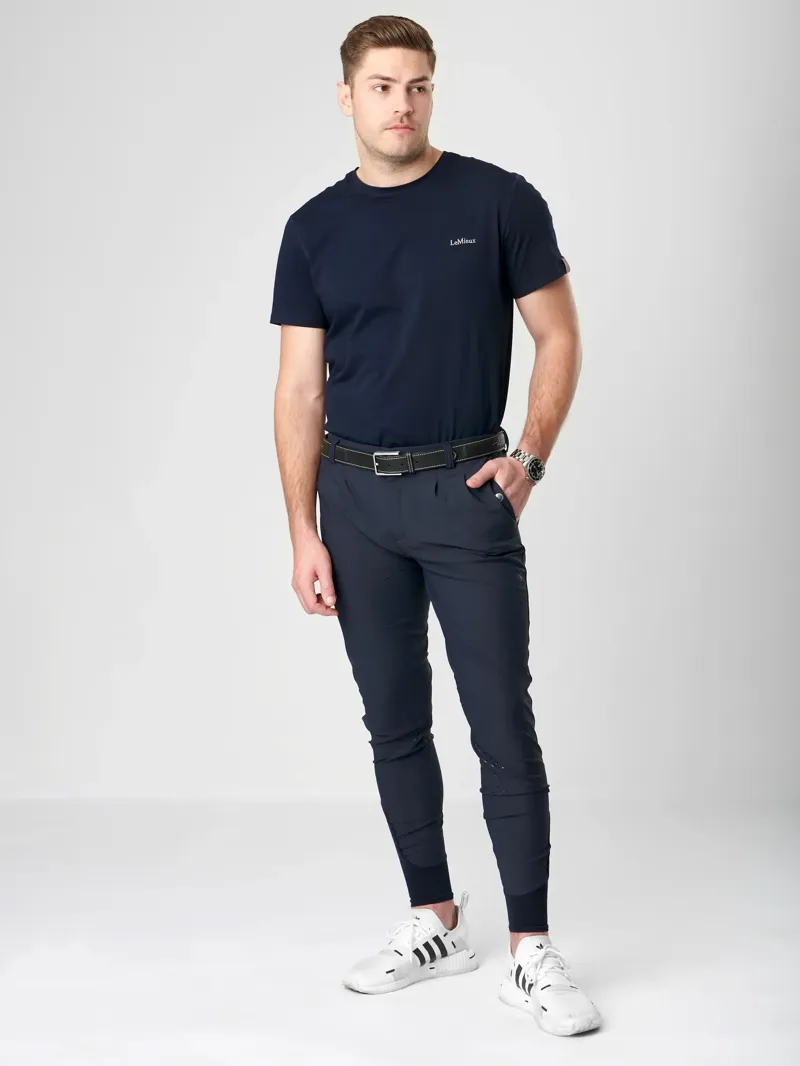 Le Mieux Elite Mens Classic Pleated Breech Navy