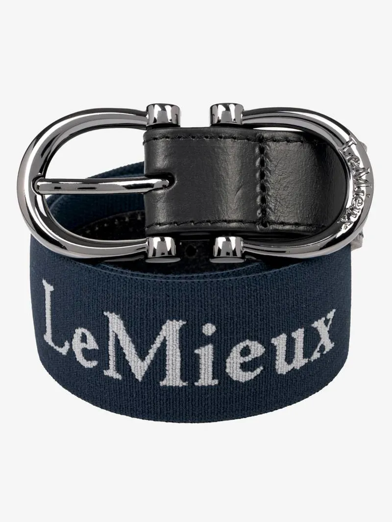 LeMieux Elasticated Belt Navy