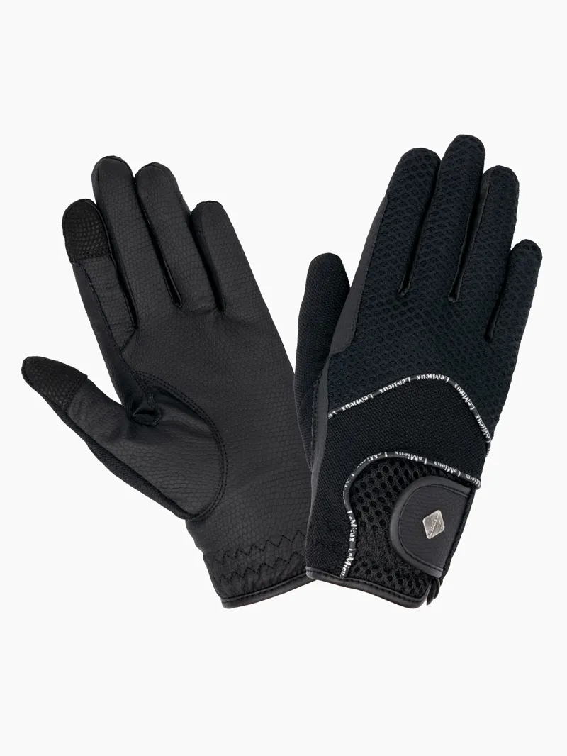 LeMieux Pro Touch 3D Mesh Riding Glove Black