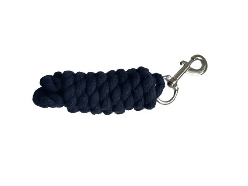 Celtic Equine Cotton Lead Ropes 1.8m Navy