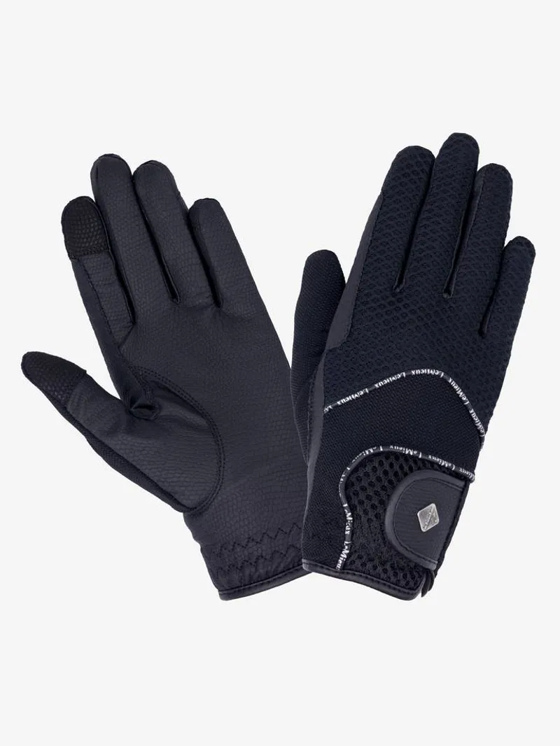 LeMieux Pro Touch 3D Mesh Riding Glove Navy