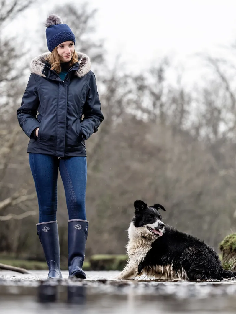 LeMieux Stride Wellington Boot Navy OLD-1