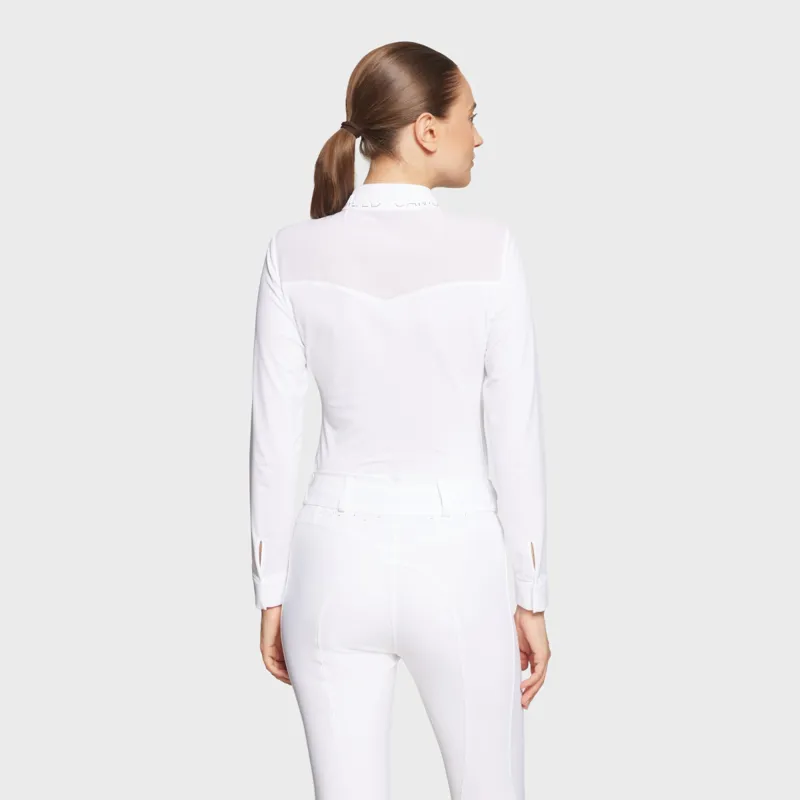 Samshield Paloma Long Sleeve Shirt White Mesh-1