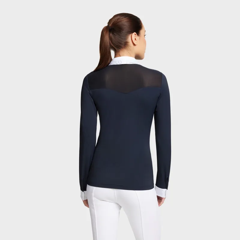 Samshield Paloma Long Sleeve Shirt Navy Mesh-1
