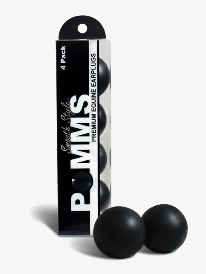 Smooth POMMS 2 pairs Black
