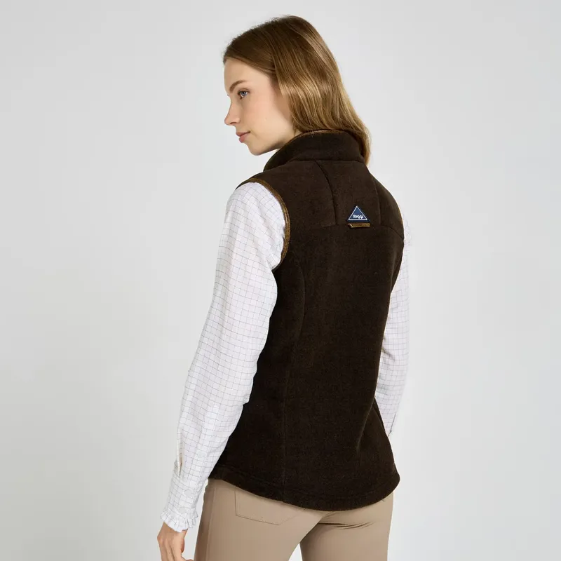 Regent Fleece Gilet Olive Brown-1