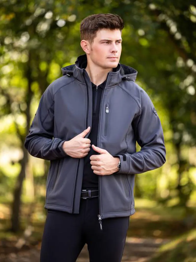 LeMieux Mens Elite Soft Shell Jacket Anthracite-5