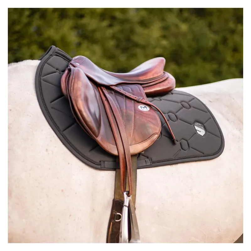 Samshield Spineshield Jump Swarovski Anthracite Saddle Pad