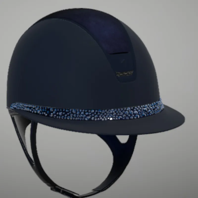 V2 Miss Shield Alcantra Top and Glacier Front Band Matt Blazon Blue-2