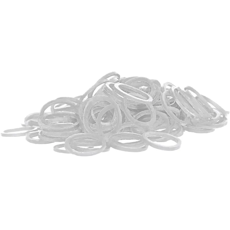 Ezi-Groom Mane Plaiting Bands in White-2