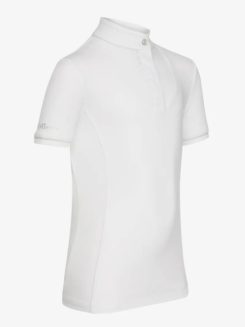 LeMieux Youth Show Shirt with Bib White/White-3