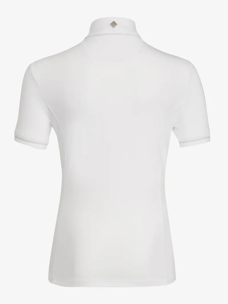 LeMieux Youth Show Shirt with Bib White/White-4