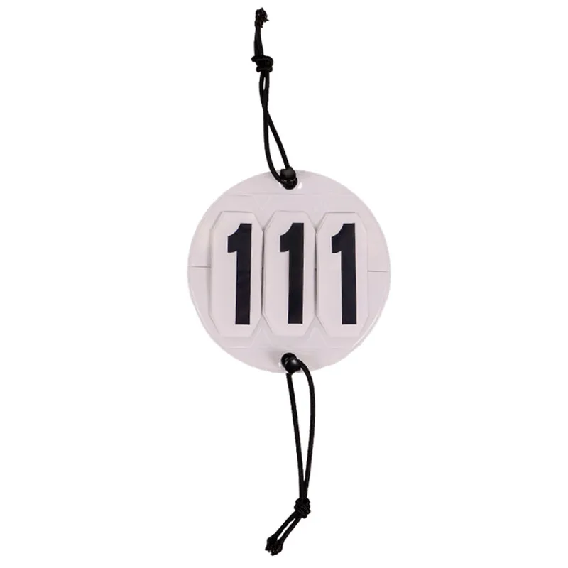 QHP Number Holders Prim White 2pk