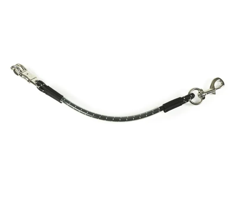 Shires Heavy Duty Bungee Trailer Tie in BLACK