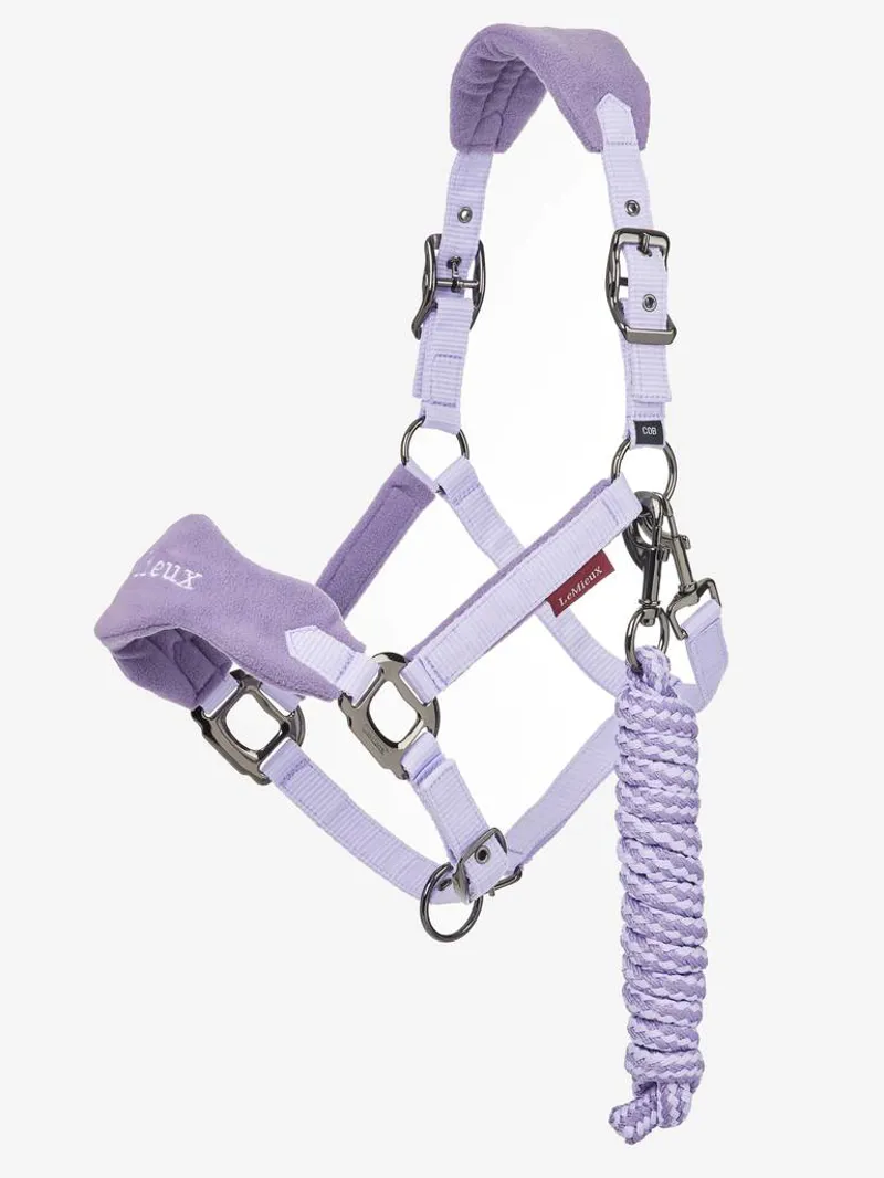 LeMieux Vogue Headcollar and Leadrope Wisteria