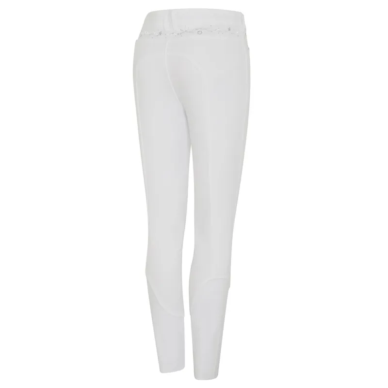 Samshield Jully Flower Jewellery Knee Grip SS23 White Rose Gold-1