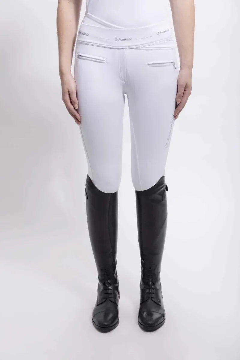 Samshield Alpha Winter Knee Grip Breeches White