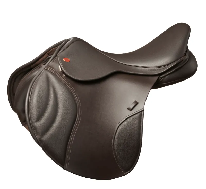 Kent and Masters S Series Pony Jump Saddle Brown 