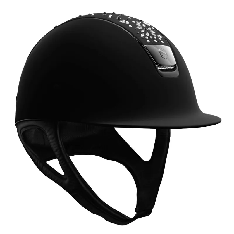 Custom Samshield Helmet - Shadowmatt Black With Pearl Drops M