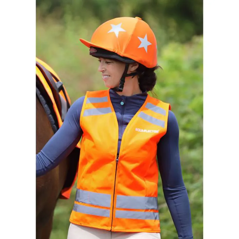 Equi-Flector Safety Vest in Orange-1
