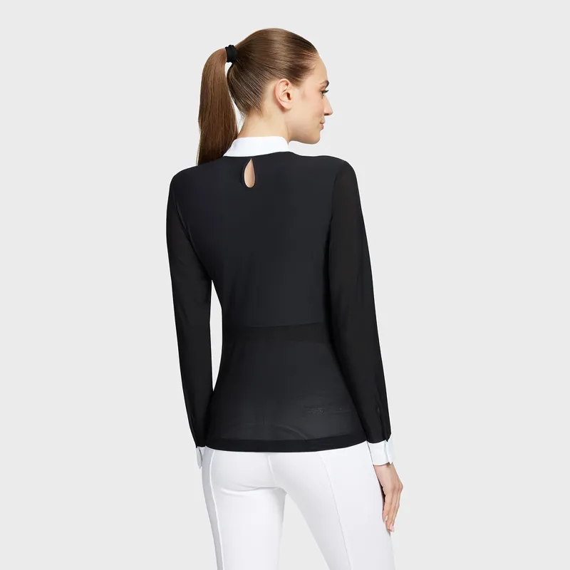 Samshield Aloise Boreal Long Sleeve Shirt Jet Black Hematite-1