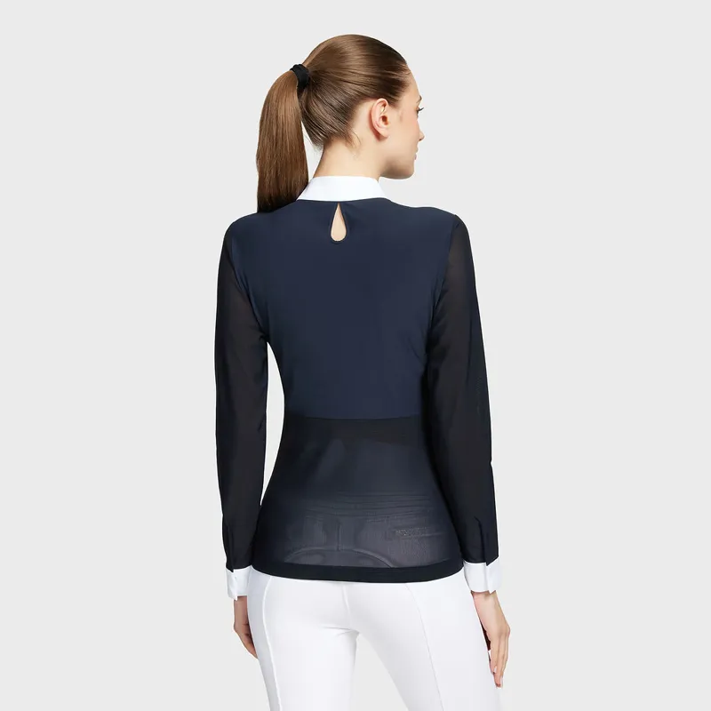 Samshield Aloise Boreal Long Sleeve Shirt Navy Paradise Shine-2