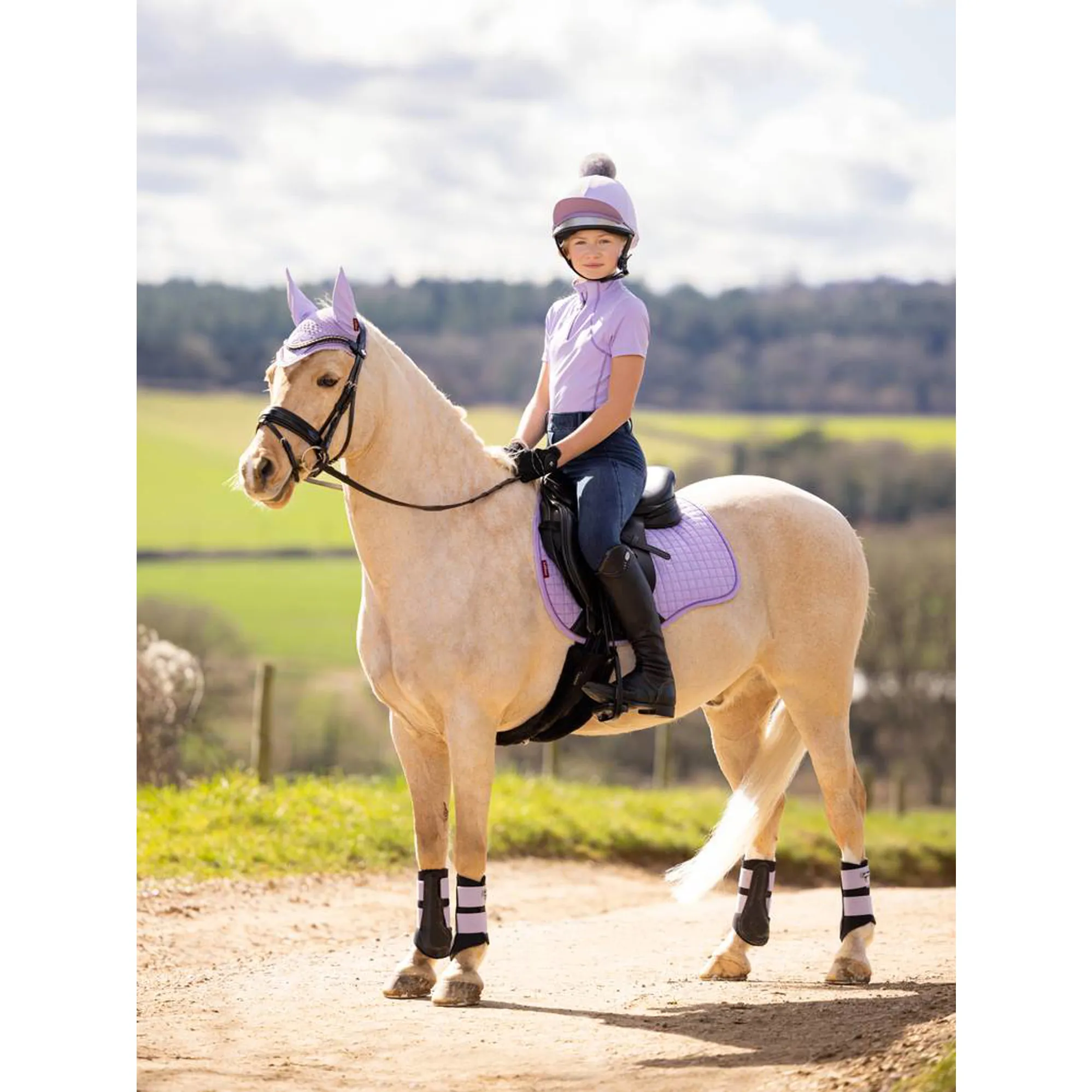 LeMieux Fascia Combinata In Pile – Bende Elastiche Per Cavallo – Dressage, Stabile, Esercizio